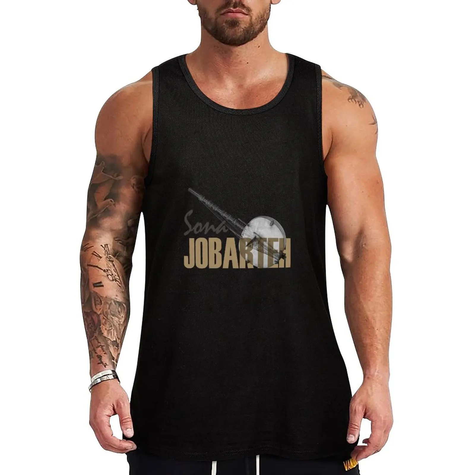 

Sona Jobarteh kora instrument Tank Top Men's gym t-shirt muscle t-shirt t-shirts for Men's gym sleeveless vest men