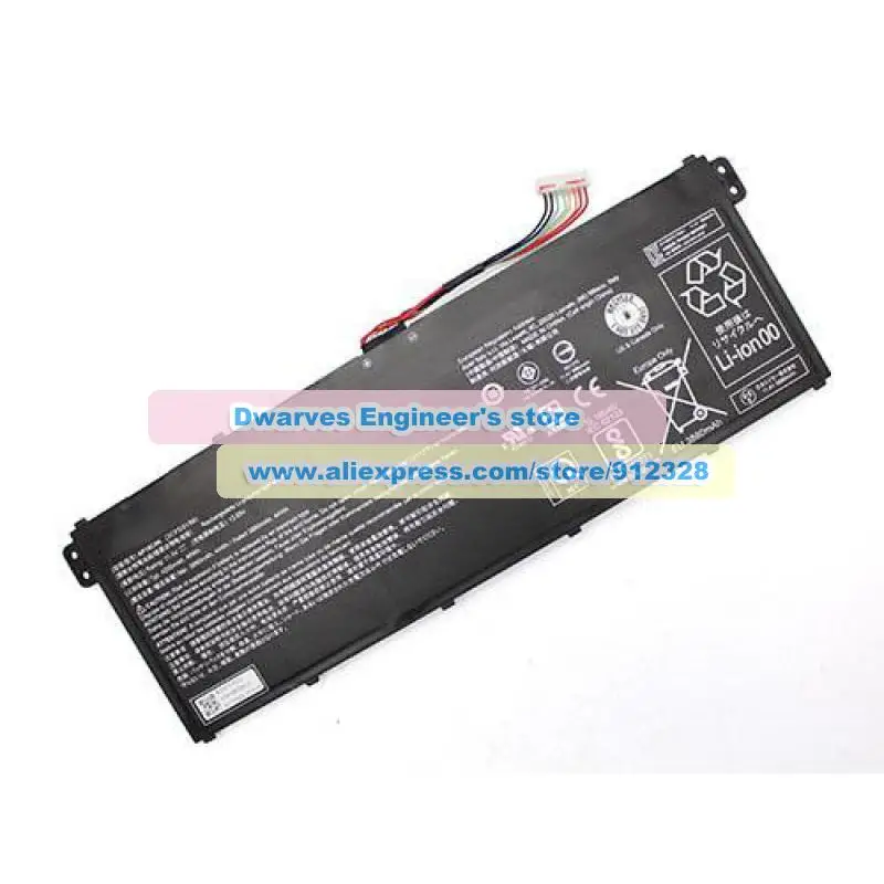 Imagem -02 - Bateria Genuína para Acer Aspire Ap18c4k A51543 A51554 A515-54g N18q13 A515-54g71sw Ap18c8k 11.4v 4200mah 48wh A515-54g-71sw A515-43-r7b8