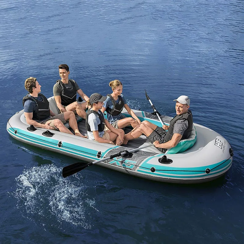 Rubber boat thickened fishing boat 2/3/5 inflatable double kayak PVC inflatable shop fishing assault