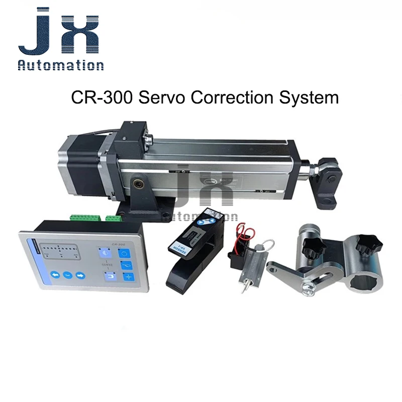 CR-300 Servo Correction Controller System Kits CR-Q90T Motor Actuator YP-1 Photoelectric Sensor CR-2 Ultrasonic Sensor