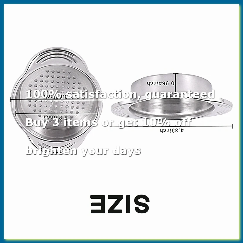 Stainless Steel Food Can Strainer Sieve Tuna Lid Oil Drainer Remover, Unique No-Mess Dishwasher Safe Design
