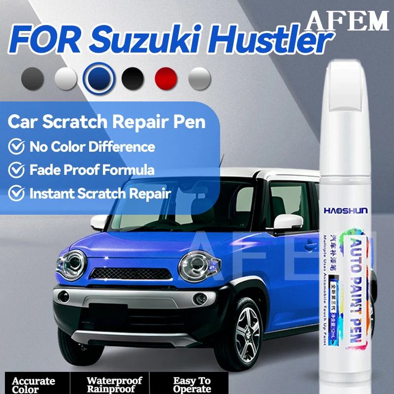 Specialized Automobiles Car Paint Repair Pen For 2014-2025 Suzuki Hustler Paint Scratch Repair Accessories White ZA5 Black ZJ3 Y
