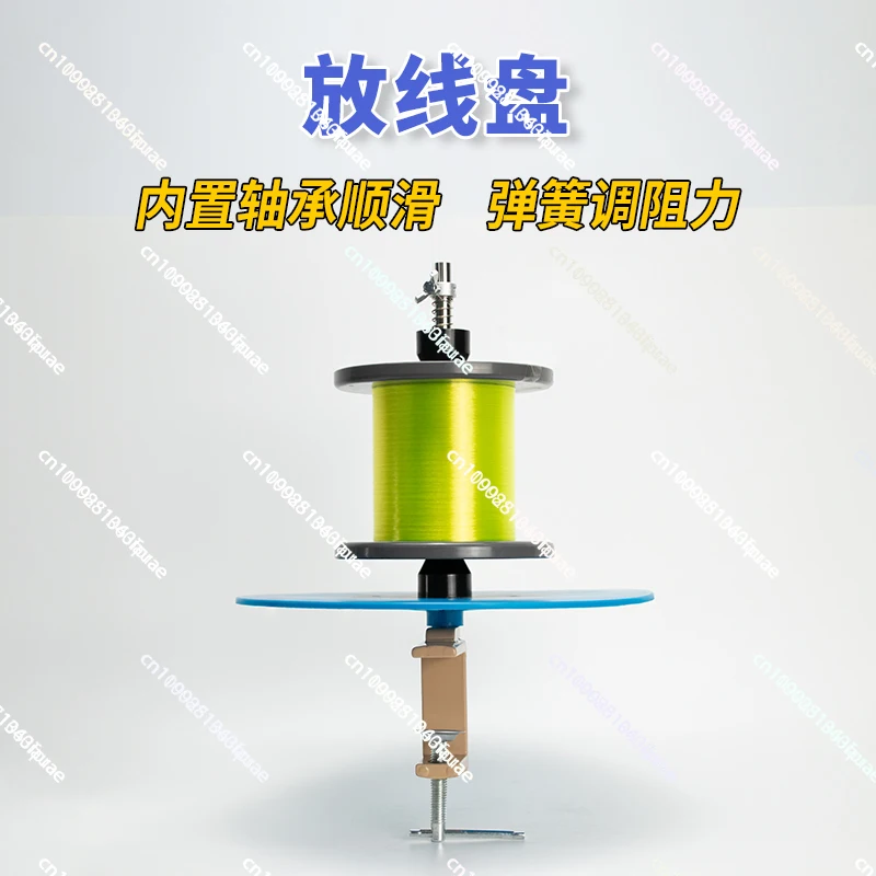 

Pay-off Frame Fishing Line Cotton Wire Enameled Wire Metal Damping Adjustment Resistance Tightness Tension Built-in Bearing