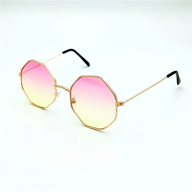 Ocean Sunglasses Ladies Round Irregular Travel Vacation Sunscreen Sun glasses Elegant and Delicate