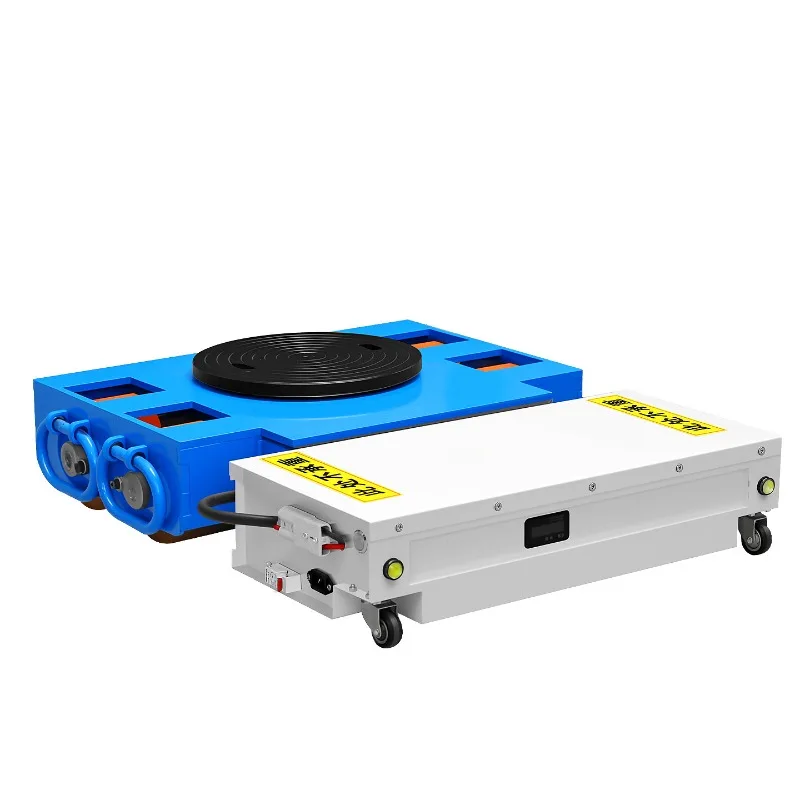Remote Control Tank Transporter Cart For Heavy Equipment Moving With Universal Rotation And Straight Travel Pallet Truck Mover