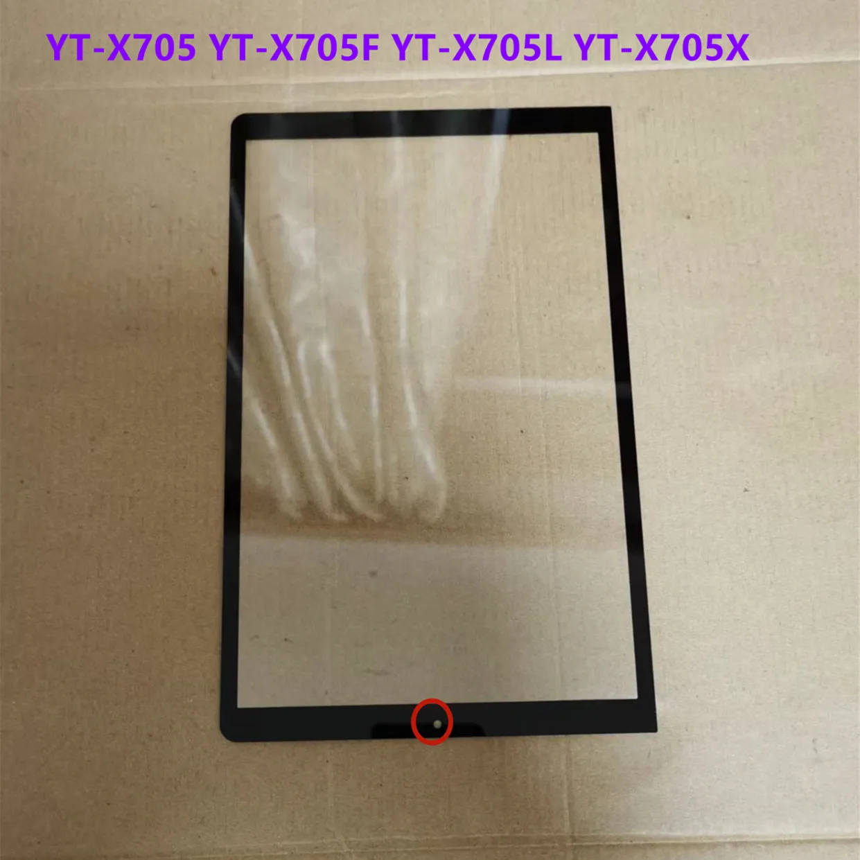 New LCD Screen Display Outer Touch Glass Screen For Lenovo Yoga Smart Tab YT-X705F X705L X705X X705 Front Glass With OCA Tested