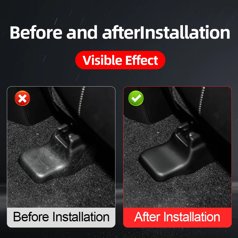For Lexus GX460 GX400 2010-2022 Seat Rail Track Cover Protector Anti Dust Anti Scratch Interior Upgrade Accessories Modification view 6