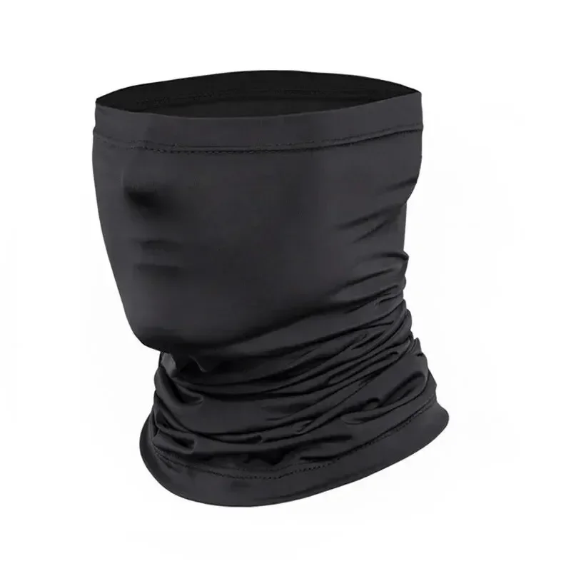 Men Windproof Neck Gaiter Elastic Tube Scarf Ear Cover Male Head Scarves Half Face Sun Ring Headscarf Headband Bandana