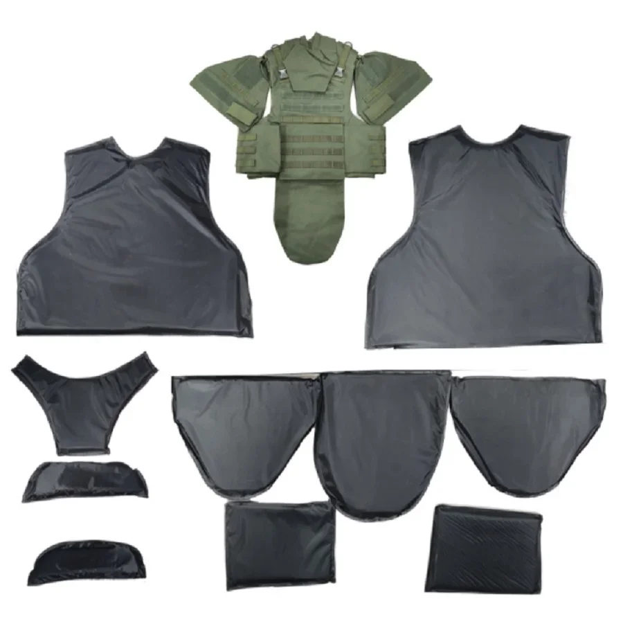 Real Fully Protective for Neck Protection NIJ Level IIIA 3A 9mm&.44 PE Soft Ballistic Panel For Tactical Vest Plate Carrier Vest