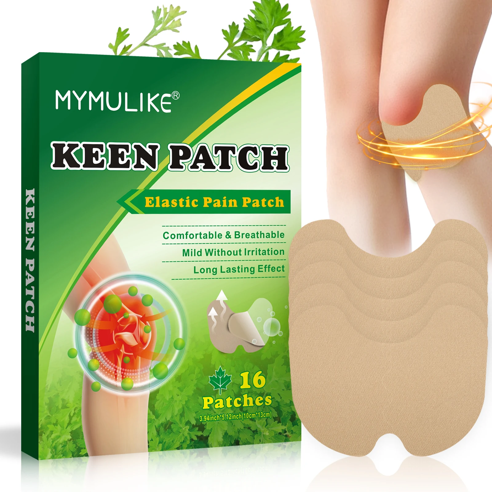 

16 Ct Pain Relief Patches Warm Patches for Pain Relief, Knee Pain Relief Patches Deep Penetration Joint Pain Relief Warm Patches