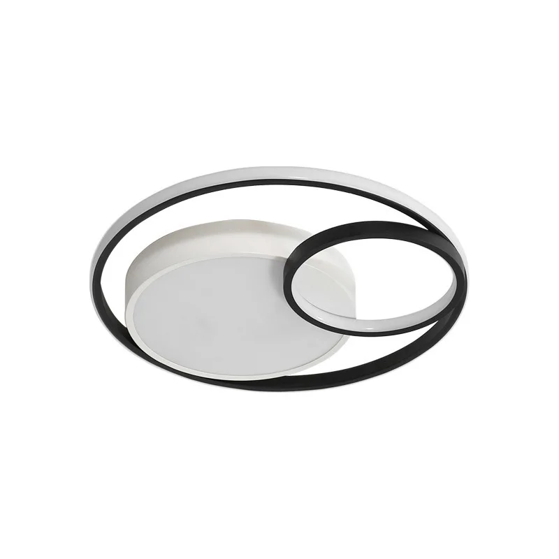 Simples Nordic Round LED Ceiling Lights, Lâmpadas Decorativas Modernas, Sala de estar, Quarto, Sala de jantar, Iluminação interior em casa