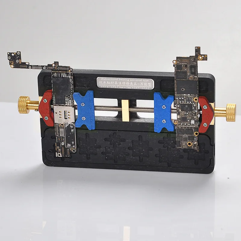 TE-073 Double Bearing Universal Fixture Mainboard PCB Board CPU Chip IC Planting Tin Holder For Mobile Phone Repair