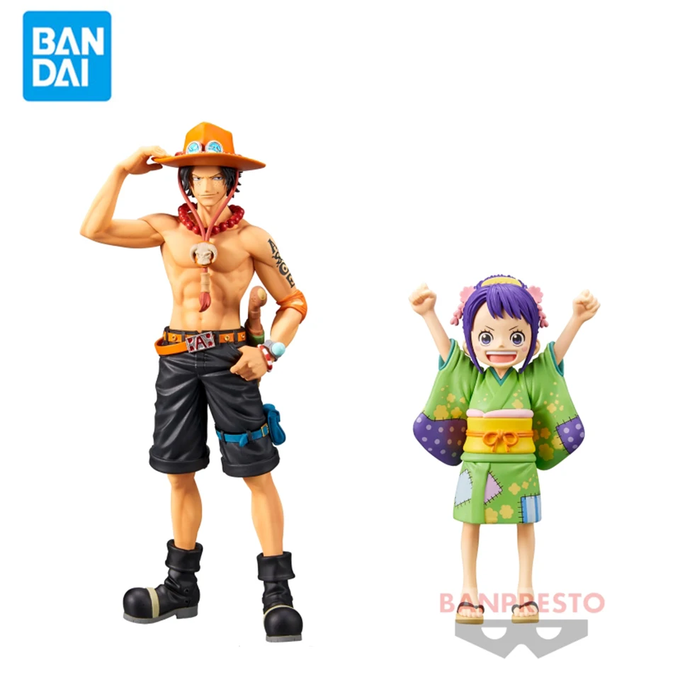 Original Genuine Banpresto One Piece DXF Wanno Country Portgas D Ace Otama Action Figure Accessories Cool Birthday Gifts