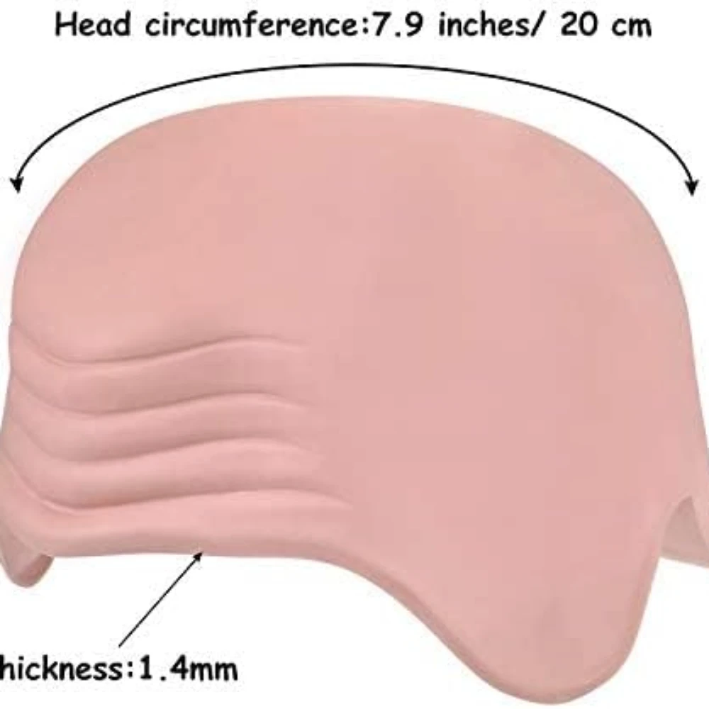 Łysy zestaw zawiera 1 szt Lateksowa czapka z daszkiem Akcesoria Cosplay dla kobiet Mężczyźni Boże Narodzenie Halloween Karnawał Prima Aprilis Party Decor