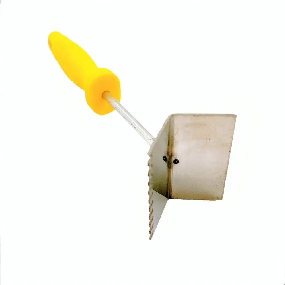 For Beekeeping Tool Plastic Scraper for Hive Maintenance Featuring Dual-Edge Design Straight and Curved for Efficient Cleaning