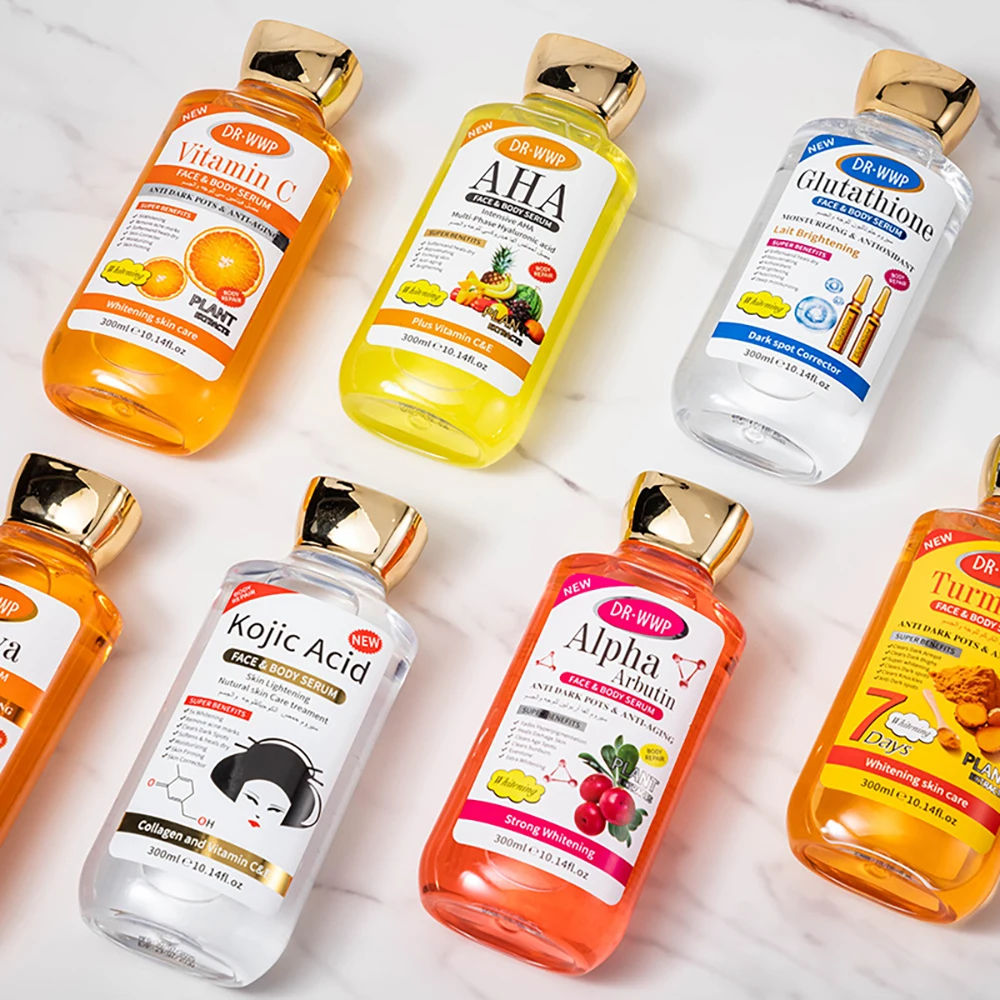 

Glutathione AHA Essence Original liquid Papaya Face Serum Arbutin Brightn Moisturizing Turmeric Repair Lifting Korea Skincare