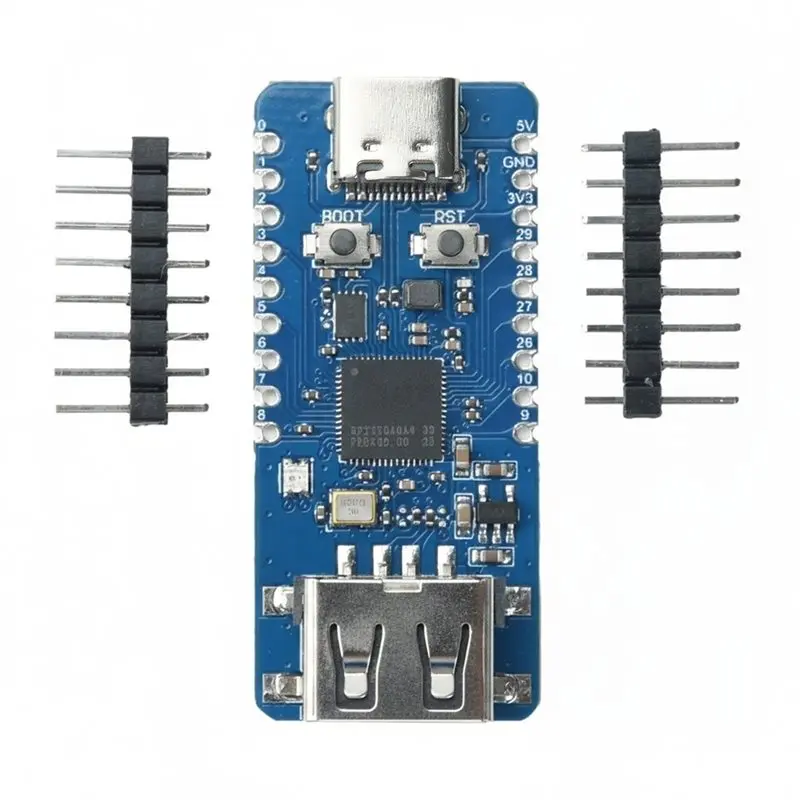 [B24B!】 RP2350-USB-A For Raspberry Pi Pico 2 Microcontroller Board Type-C Interface Development Board For DIY Electronic Project