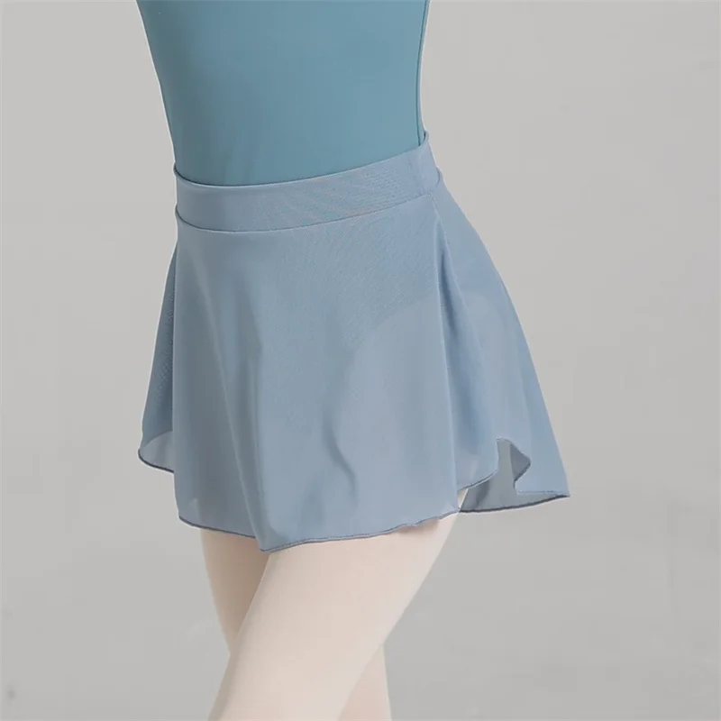 Heißer Verkauf billig hochwertige Kinder Mädchen Kinder tanz tragen hoch Spandex gewickelt Mesh Ballett röcke – Detail 9