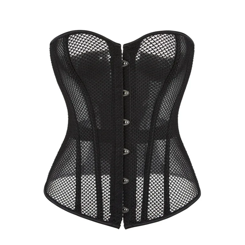 

Tight Fitting Corset Shaping Sexy Women Lace Up Corset Satin Overbust Busiter Shapewear Outfit Body Suit Lingerie Strapless Top