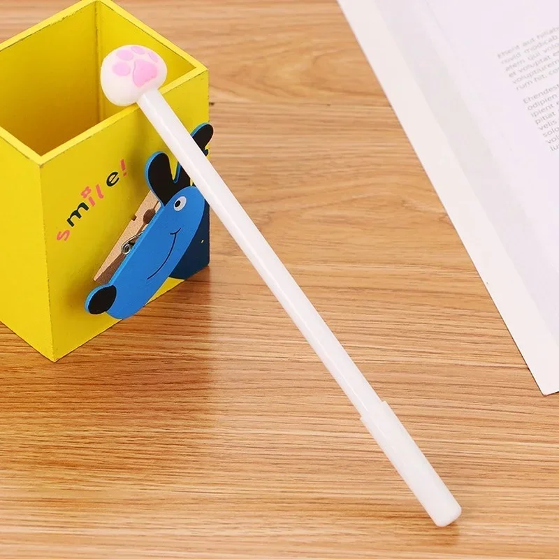 

Kawaii 4Pcs Cute Cat Claw 0.5mm Black Ink Neutral Fountain Pen School Office Student Stationery Girl Birthday Gift