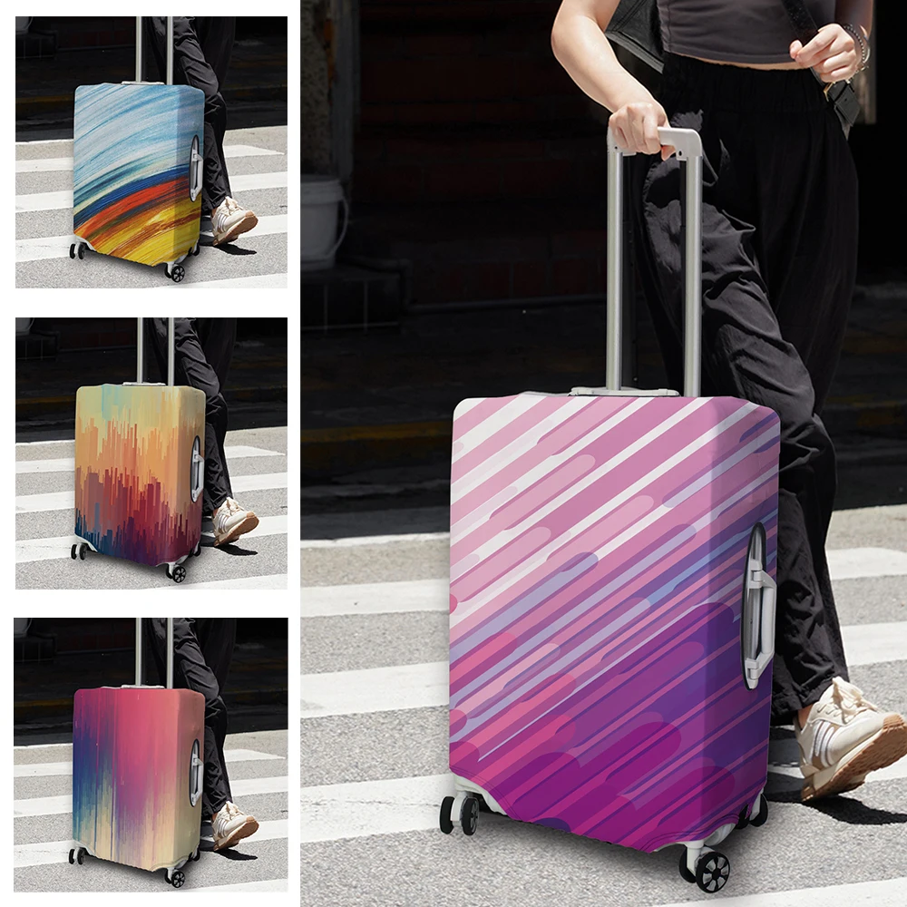 Luggage Cover Stretch Fabric Suitcase Protector Baggage Dust Case Cover Suitable for18-32 Inch Suitcase Case Travel Organizer