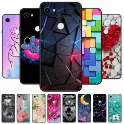For Google Pixel 3a XL Case Black Cover Lion Wolf Silicone Soft Back Cases For Google Pixel 3 XL Phone Case Pixel 3A 3AXL Shell