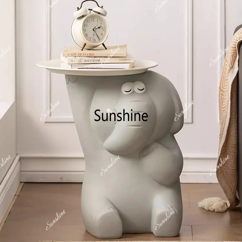 

Nordic Cute Side Table Living Room Designer Round Dinner Coffee Table Decoration Aestheti Mesa Auxiliar Living Room Furniture