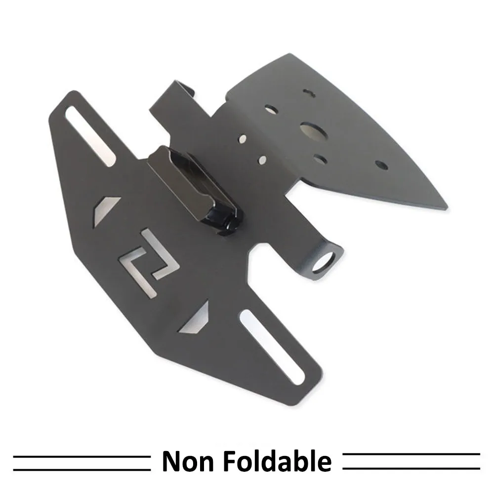 New Motorcycle Folding Rear Short Tail Stock Tailstock License Plate Holder Bracket With Turn Signal Light FOR KOVE 450RR 450 RR image 6