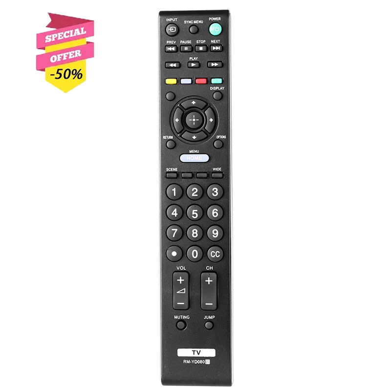 RM-YD080 Remote Control For Sony TV KDL40BX450 KDL42EX440 KDL32EX340 KDL42EX441 KDL-46BX450 KDL-40BX450 KDL-40BX451 KDL-46BX451