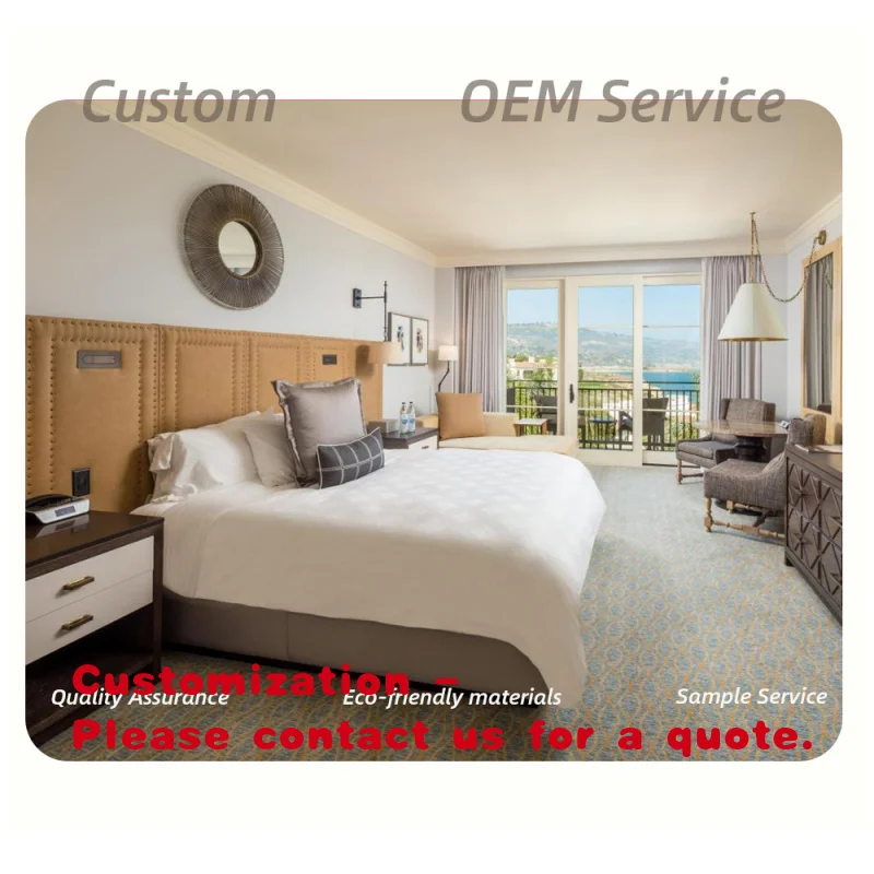 custom.Modern Luxury Design 5-Hotel Bedroom Furniture Sets Custom Wood Guest Room Furniture Resorts and Hotels Vill