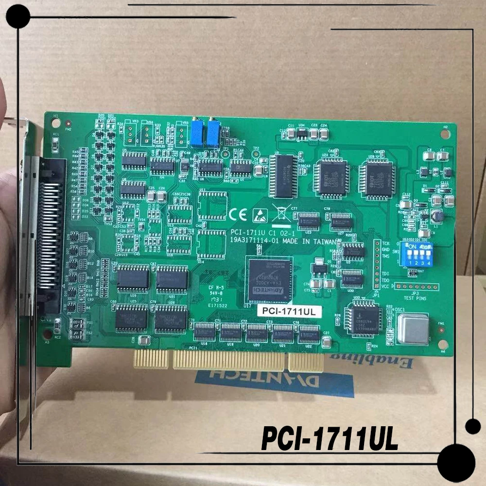 12 Bit Multi-Function Capture Card Universal Analog Output Free Board For Advantech PCI-1711UL