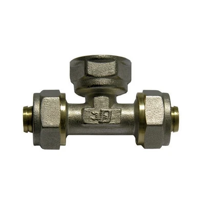 3/4 X 26mm F-type tee for multi-layer piping hardware product connections