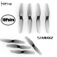 Hqprop 51mmx2 51mm 2-blade Propeller 1.5mm For Rc Fpv Freestyle 2inch Toothpick Micro Drones Diy Parts
