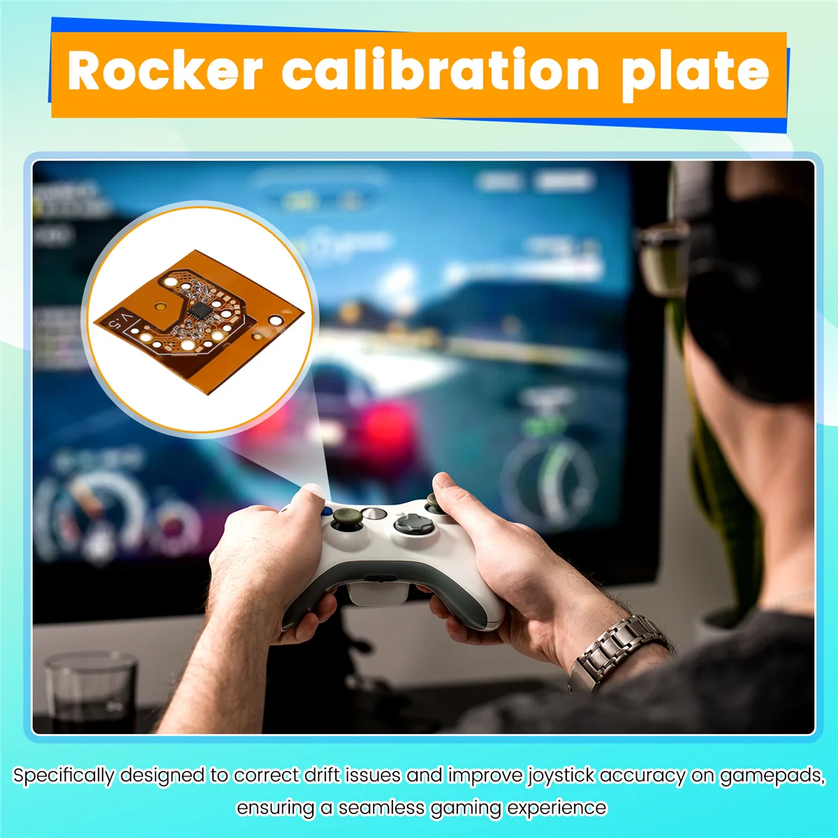 For / Gamepad High Precision Hall Effect Joystick Calibration and Drift Repair Plate