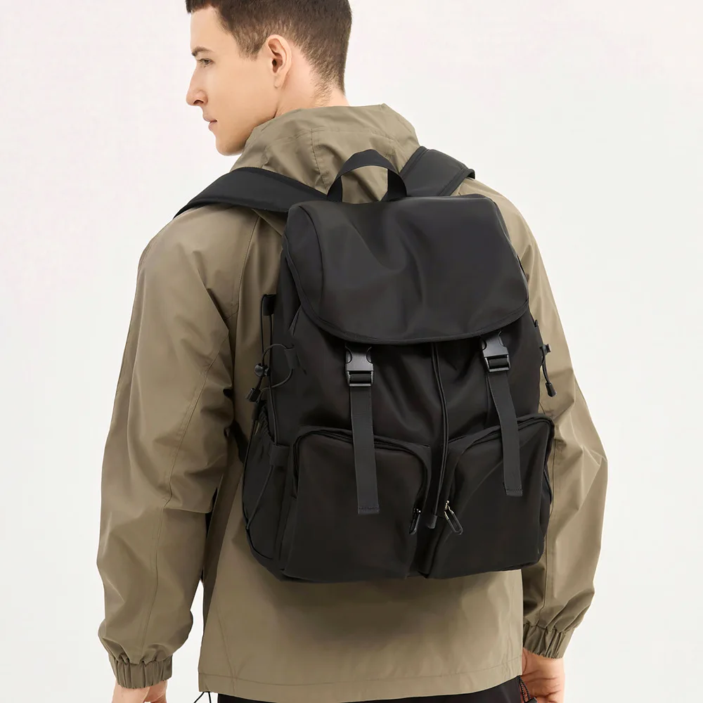 Men Waterproof Backpack Outdoor Large Capacity Laptop Bag Casual Hiking Rucksack Multifunctional School Bookbag Male Mochila