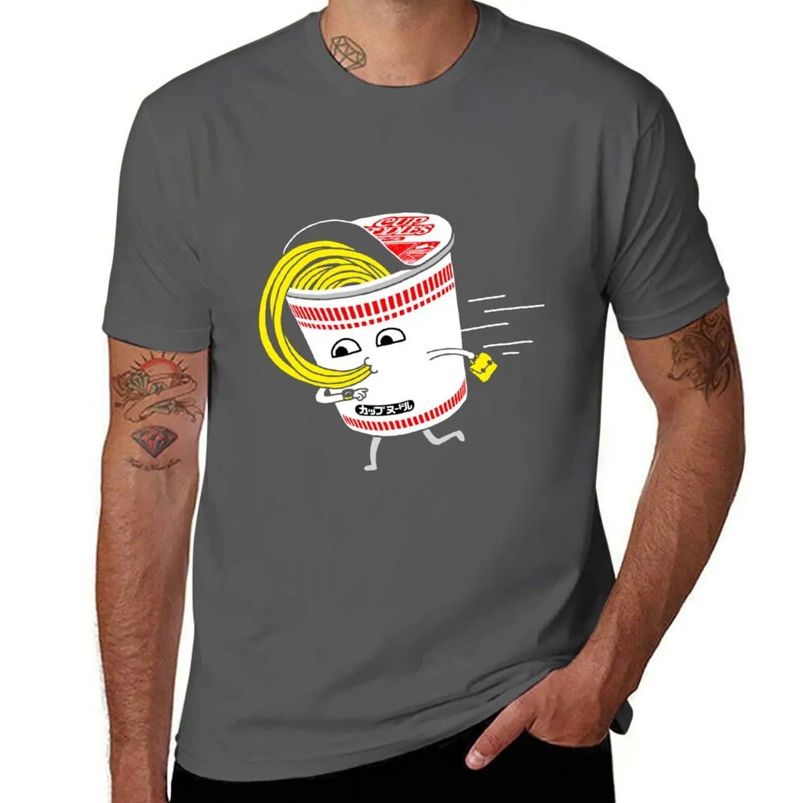 Quick meal in a rush! T-Shirt Work Daily Short Sleeve Top