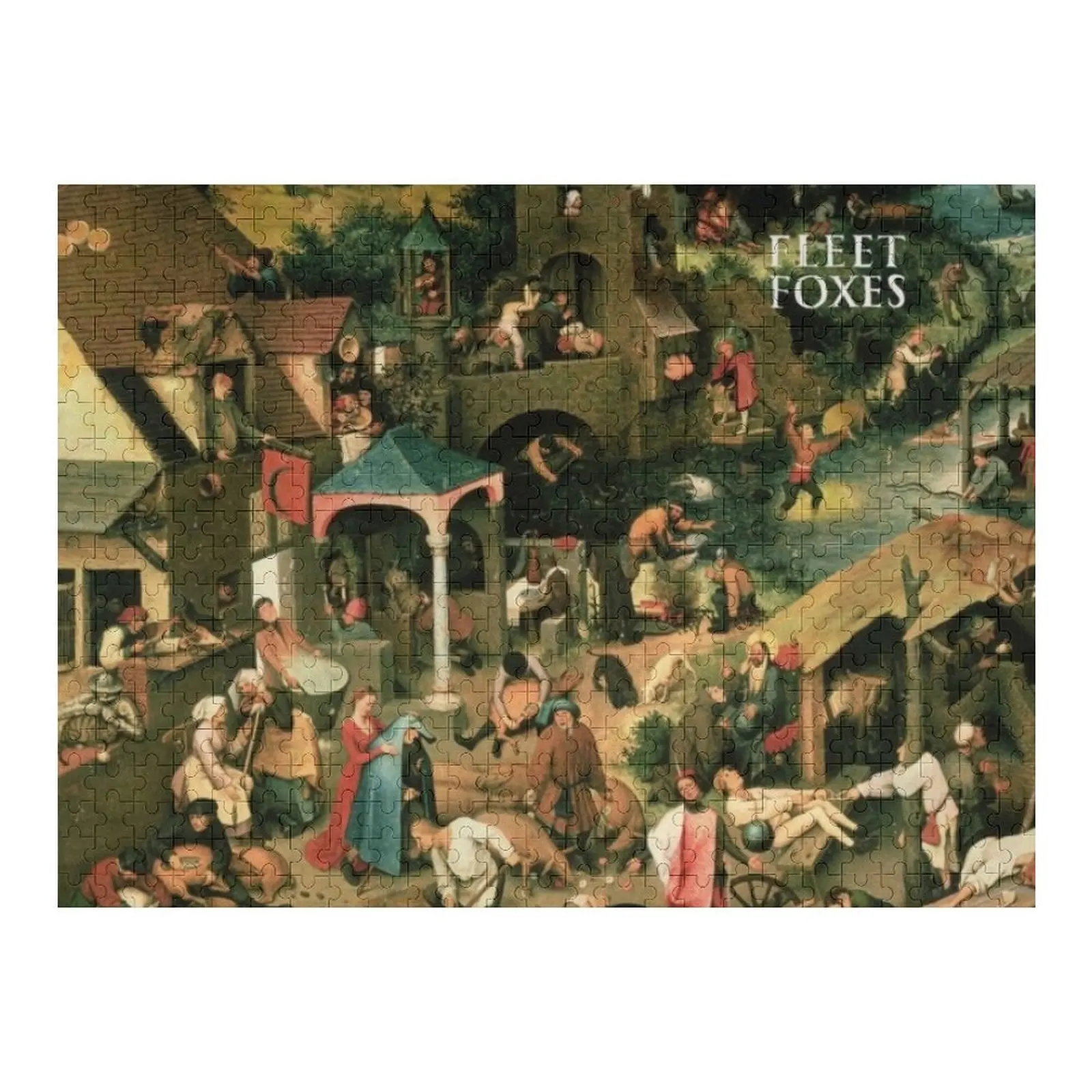 Frota de raposas quebra-cabeça imagem personalizada brinquedos para crianças quebra-cabeça de animais de madeira