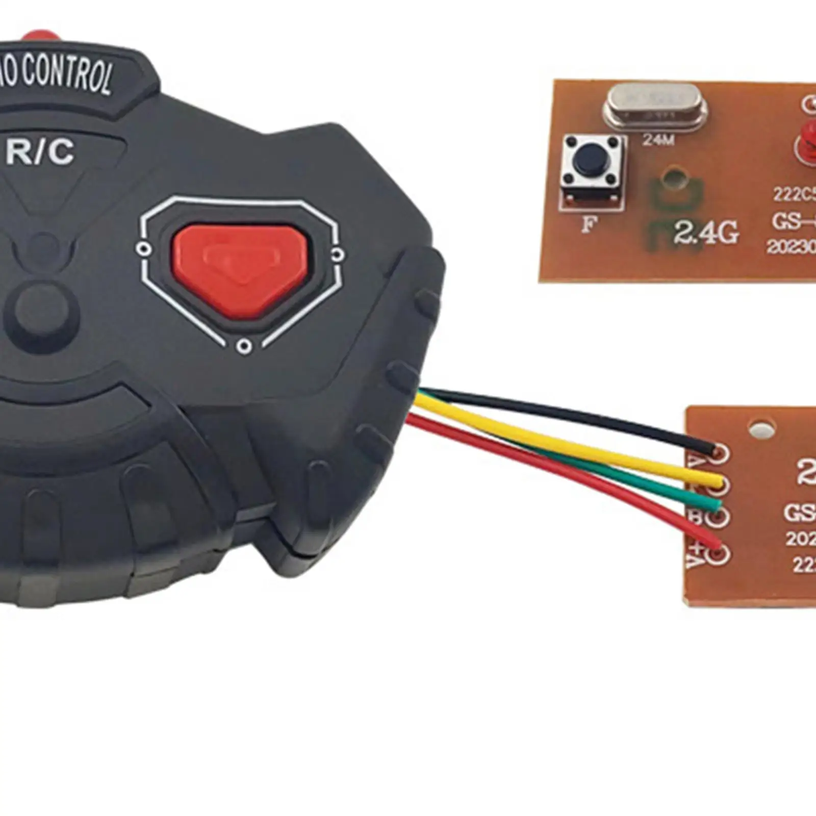 Tablero transmisor y receptor con control remoto, accesorios duraderos para coche RC, tanque RC, Juguetes RC, barco RC, 2H