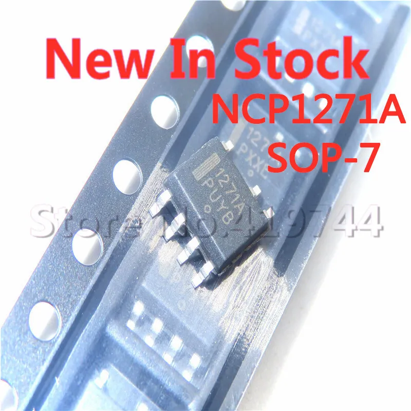 5PCS/LOT  1271A NCP1271A NCP1271D65R2G SOP-7 SMD LCD power management chip In Stock NEW original IC