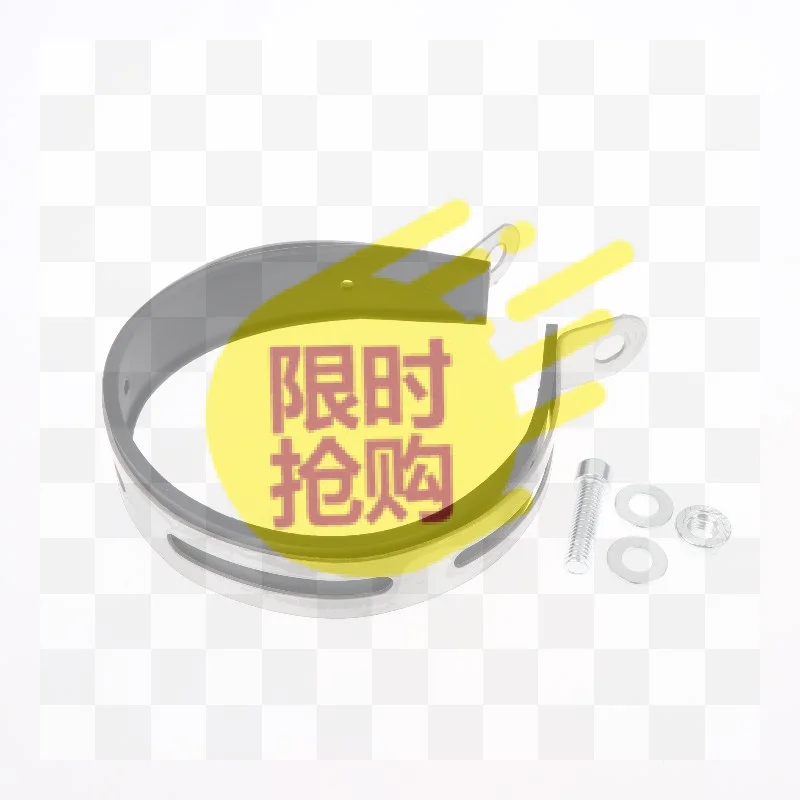 【CMO】Motorcycle Exhaust Muffler Clamp Exhaust Pip Supporting Bracket Fixed Ring Hanger Band Fixture 60/88mm Support Bracket