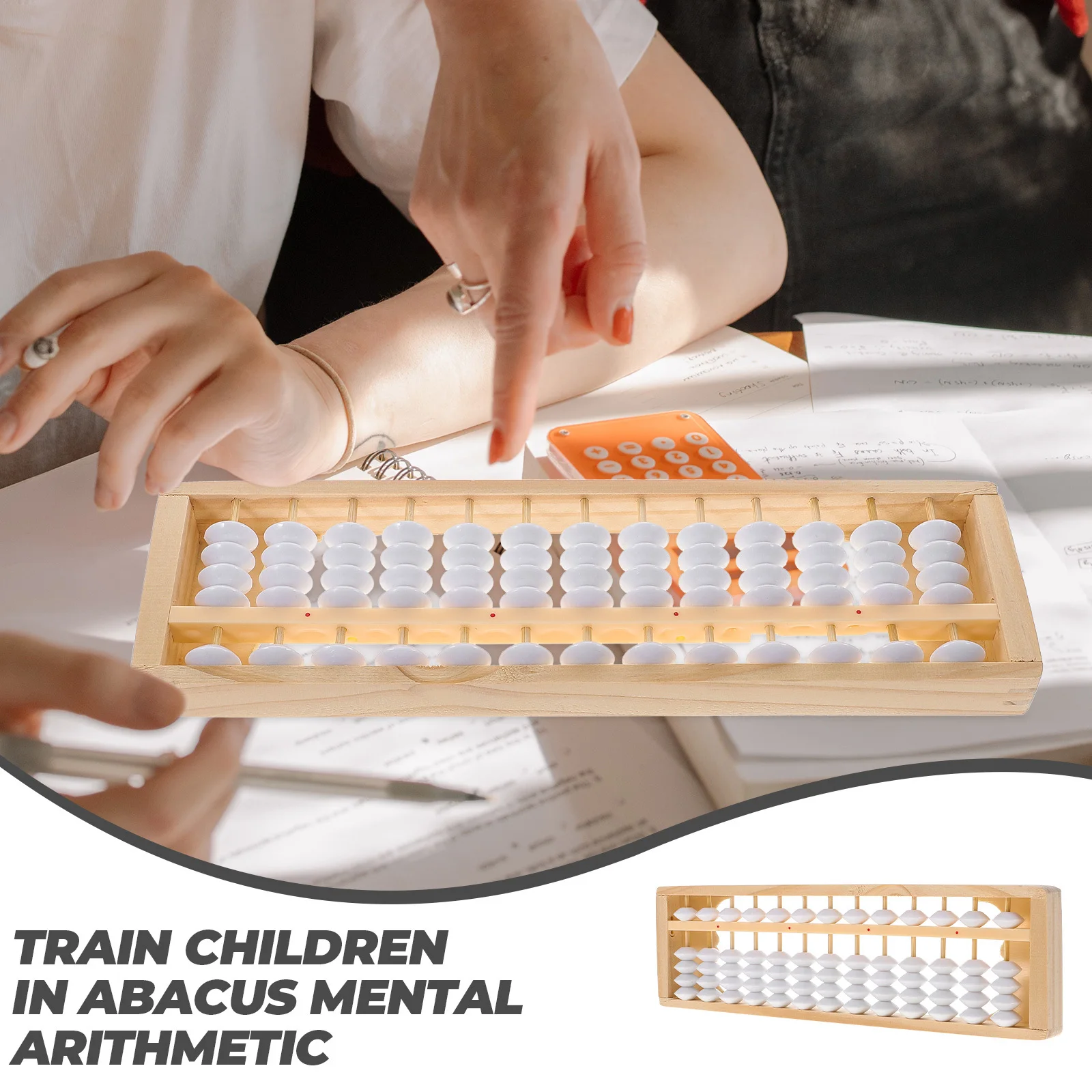

1pc Arithmetic For Kids Early Arithmetic Abacus Math Learning Educational Student Calculating Tool Child Abacus