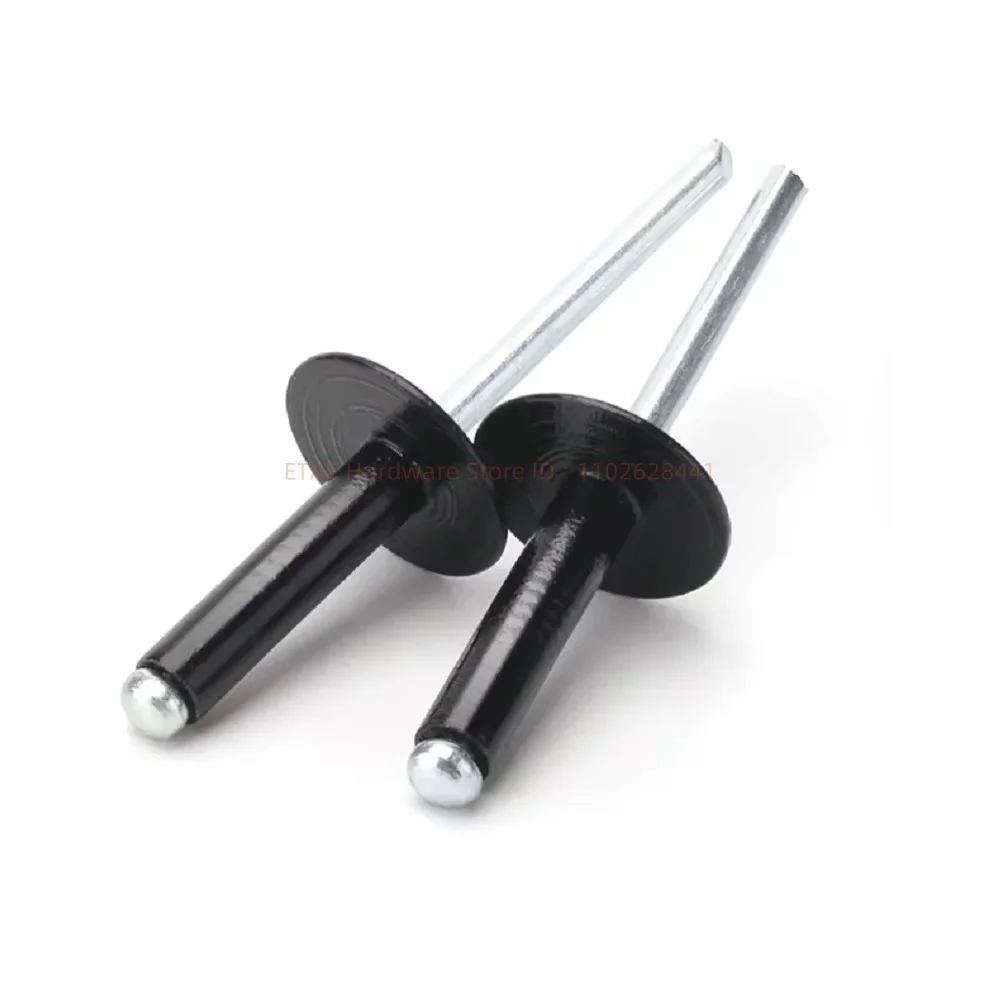 M3.2 M4 M5 Aluminium Extra Large Flange Head Pop Rivets Large Cap Leaf Bolt Dropper Self-plugging Rivet Lenght 6.4mm~35mm