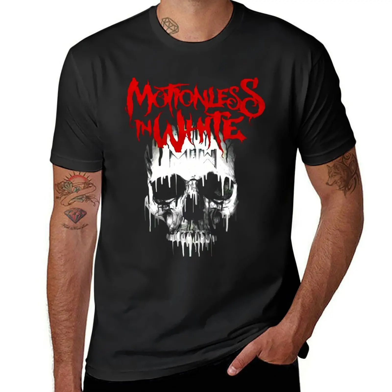 

Motionless Best Selling Music Band Gift Men T-Shirt anime clothes cute clothes plus size clothes mens vintage t shirts