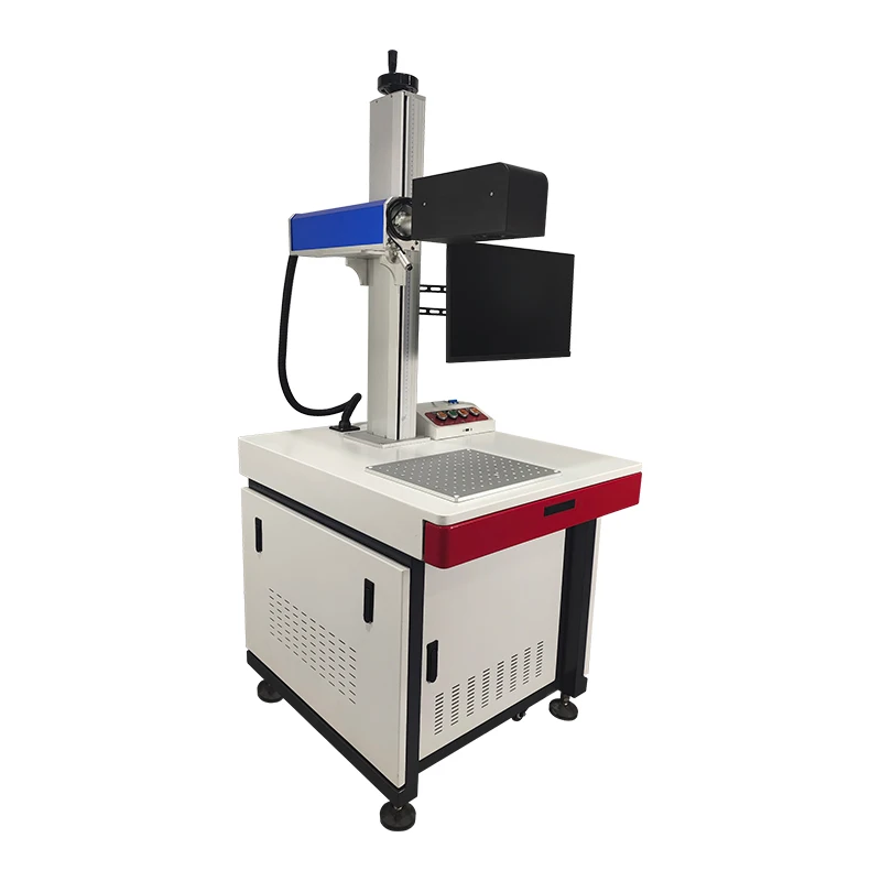 

New home desktop fiber marking machine 3D function for metal stainless steel plastic - QR code marking