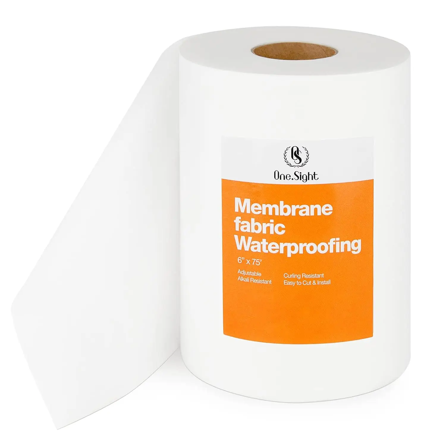 

6" x 75' Waterproofing Membrane Fabric, Anti-Fracture Fiberglass Mesh Tape for Bathroom Shower Walls & Floors