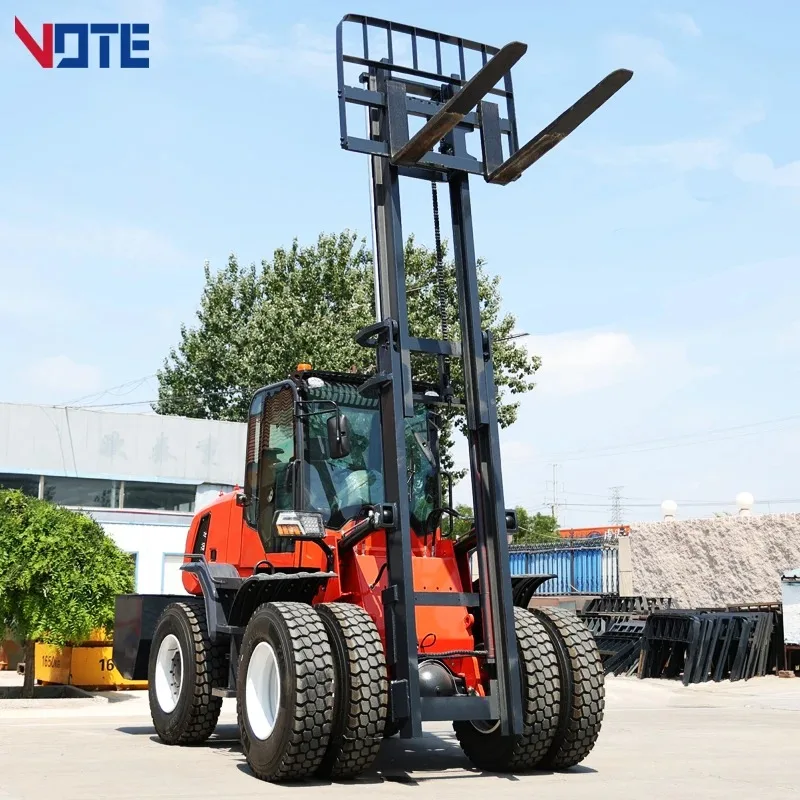 Customized Free Shipping China Outdoor 4wd Off Road Forklift All Terrain Forklift 4x4 3 Ton Forklift Truck