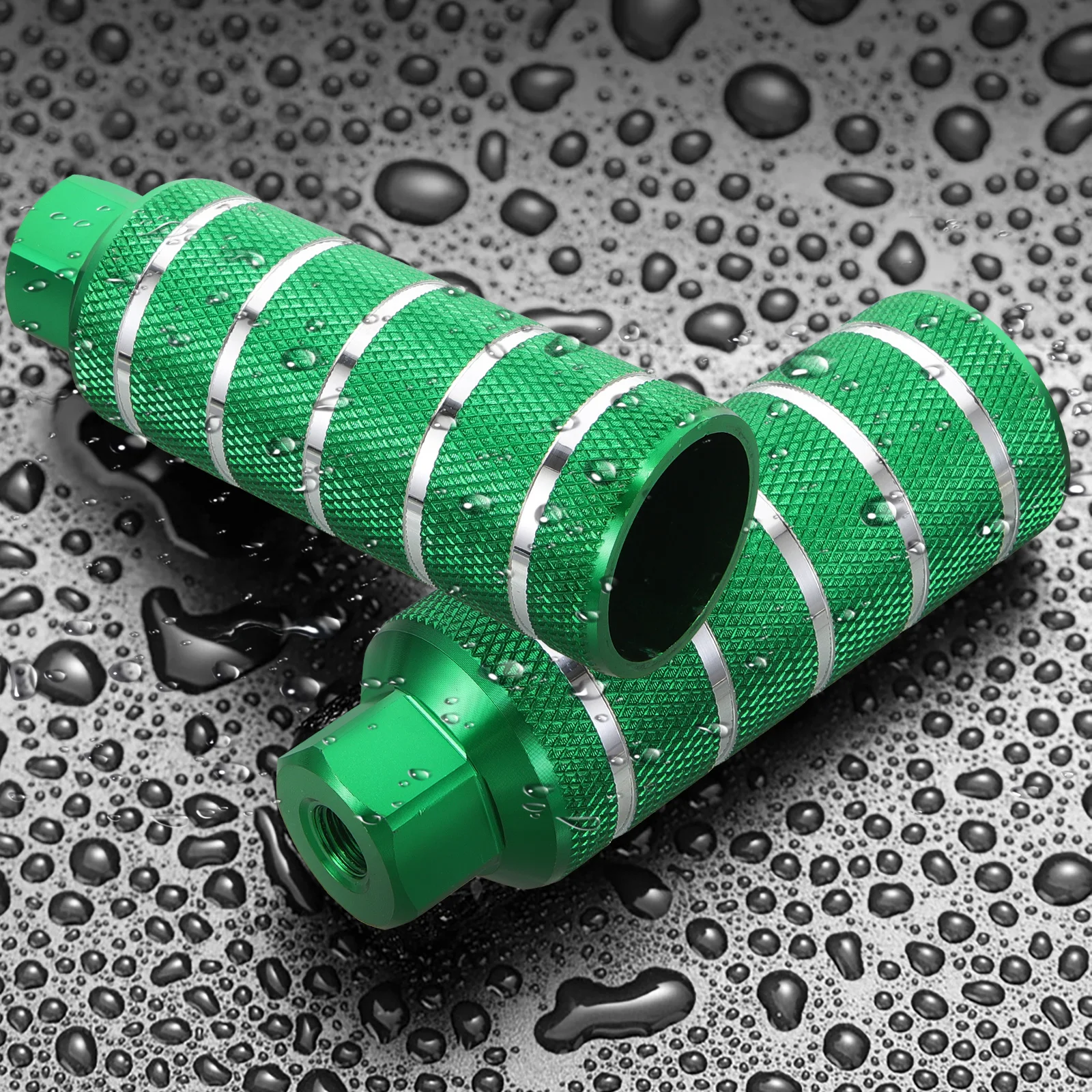 

1Pair Anti-Skid Aluminum Alloy Bike Pegs Durable Cylinder Shape Compact Folding Bicycles Supplies Bike Supplies