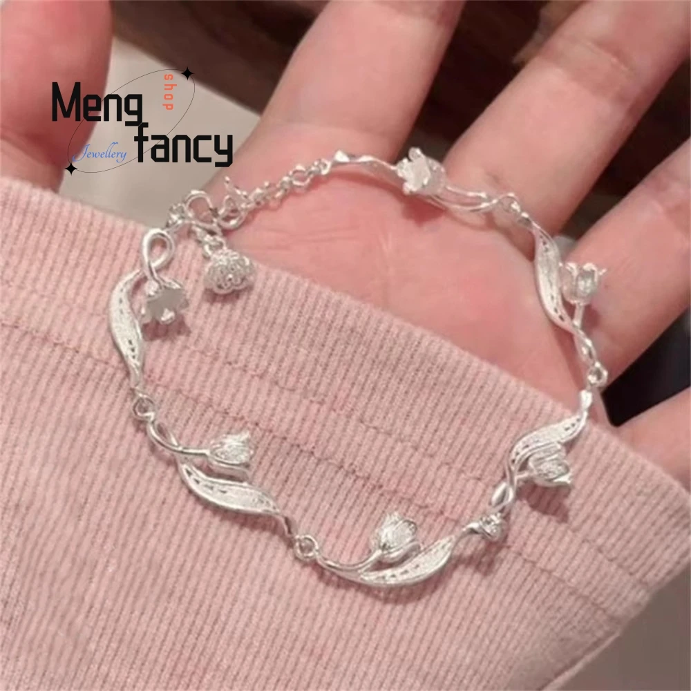 Lily Of The Valley Bracelet Is A New Chinese-Style, Exquisite, Versatile And High-End Artistic Piece Fashion Jewelry Exquisite