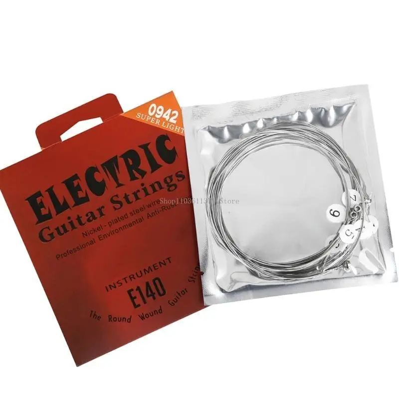 

6Pcs .009-.042 Brilliant Sound Quality Strings for Electric Guitar Accessories