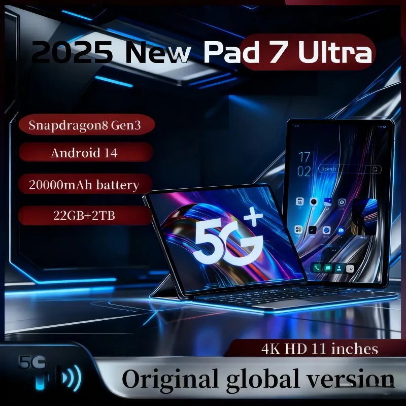 yZ[z2025 Mi Pad 7 Pro Ultra IWiO[o ^ubgPC Snapdragon 8gen3 Android 14 HD 22GB + 2TB fASIM 5G ^ubg